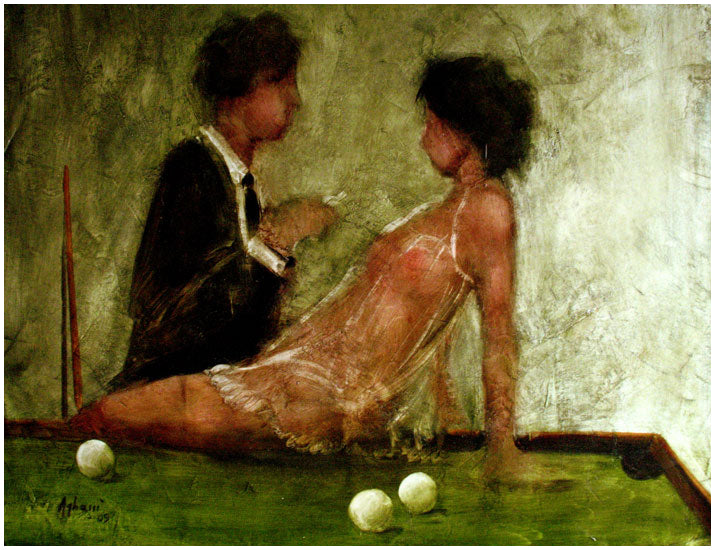 Courtship by the Pool Table